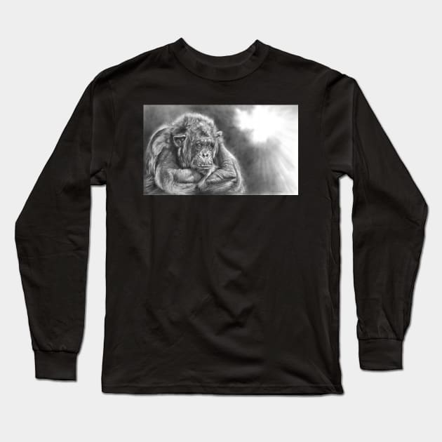 Comfortably Numb Long Sleeve T-Shirt by Mightyfineart